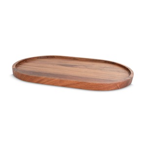 Bandeja de madera premium diseñada para servir con elegancia y decoración natural del hogar. Bandeja de madera duradera diseñada para té, café y aperitivos. - Product Image 1
