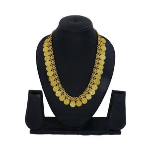 Luxury Premium <b>Gold</b> Plated Islamic Coin <b>Long</b> <b>Necklace</b> Traditional Muslim Coin Mala for Ramadan & Eid Arab Style <b>Chain</b> for Women - Product Image 1