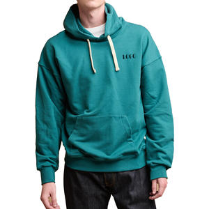 เสื้อสเวตเตอร์ของผู้ชายเสื้อมีฮู้ดแบบสวมหัวสำหรับฤดูหนาวทำจากผ้าฝ้าย100% คุณภาพสูงส่งตรงจากโรงงานบังคลาเทศ - Product Image 2