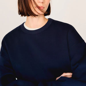 Sweat-shirt léger d'hiver pour femme, manches longues, coupe confortable, style décontracté streetwear, 100 % coton tricoté, en promotion en ligne à prix réduit - Product Image 6