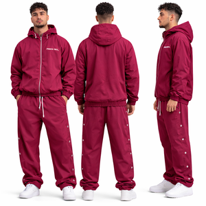 Chaqueta ligera impermeable de nailon Defender para entrenamiento de fútbol, con diseño de bloques de color, cortavientos, para actividades al aire libre, para hombre. - Product Image 5