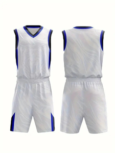 Uniforme de Baloncesto Transpirable de Alta Calidad en Oferta, Tallas Grandes, Personalizable para Adultos, Servicio OEM, Absorbe la Humedad 100% - Product Image 3