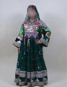 Ropa Tradicional Hecha a Mano, Vestido Afgano de Alta Calidad, el Mejor Material, Vestidos Vintage Afganos para Mujer 0694 - Product Image 4