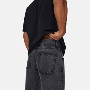Pantalones Vaqueros Anchos de Mezclilla para Hombre, Estilo Casual, Retro, Clásico, Holgado, Hip Hop, Vintage - Product Image 4