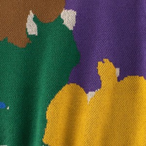 Pull en acrylique pour garçons, doux et confortable, tricoté de qualité supérieure, à rayures, pour l'automne, décontracté et confortable - Product Image 4
