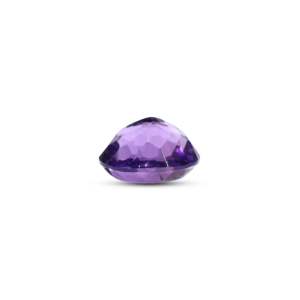 Loose Amethyst Gemstone 9.2 Carat Faceted Heart Oval Emerald Cut for Fine Jewelry - Product Image 3