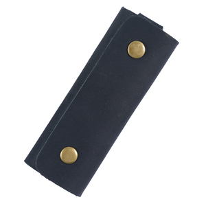 Vintage High Quality Genuine Leather Full Grain <b>Key</b> <b>Ring</b> Sleeve Durable Button Small Keychain <b>Bag</b> Car Case Fashion <b>Key</b> Pouch - Product Image 1