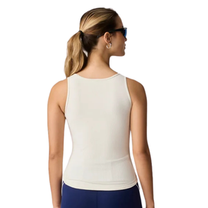 Débardeur de fitness côtelé neutre pour femme, doux et extensible, sans manches, idéal pour le yoga, la course, la gym et les activités quotidiennes - Product Image 4