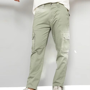 Pantalon cargo pour homme, pantalon cargo multi-poches, pantalon droit personnalisé, pantalon cargo pour homme - Product Image 2