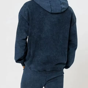 Ensemble de survêtement en molleton aquatique pour homme, sweat-shirt à capuche et pantalon de jogging, deux pièces, vêtements de sport d'hiver - Product Image 6