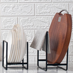 Étagères et supports de séchage pour vaisselle, en métal, pour rangement de cuisine, pour bols, assiettes, casseroles, couvercles et livres - Product Image 2