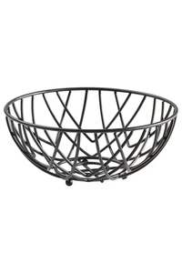 Metal Wire Fruit <b>Basket</b> <b>Large</b> Size Round Shape Countertop Metal Fruits <b>Basket</b> Pantry Kitchen Cabinets Food - Product Image 3