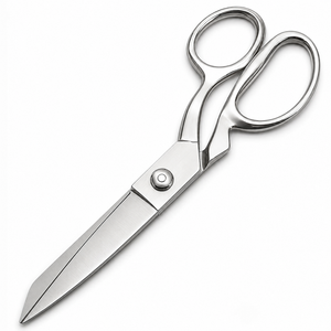 Ciseaux de tailleur MANAN INSTRUMENTS en acier inoxydable à bord lisse, qualité DIY, pour tissus, ciseaux à coudre en métal doré OEM - Product Image 1