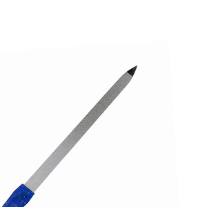 Premium Straight <b>Edge</b> Emery Nail File 240 Grit Single Sided Blue Handle Reusable Nail Care <b>Tool</b> with Reasonable Prices - Product Image 5