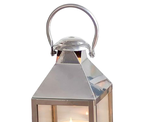 Lámpara de Metal Decorativa para Exteriores con Acabado Plateado Brillante, Estilo Moderno, Hecha a Mano, Más Vendida - Product Image 2
