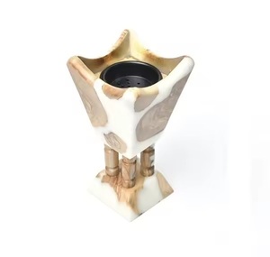 Luxury Acacia Wood Resin Religious Eco-Friendly Handcrafted Modern Indian Arabic <b>Oud</b> Incense <b>Diffuser</b> Customizable Durable - Product Image 2