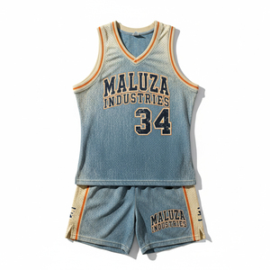 Conjunto de Uniforme de Baloncesto con Logotipo Personalizado, Jersey de Secado Rápido y Pantalones Cortos, Fabricante de Ropa Deportiva Profesional - Product Image 1