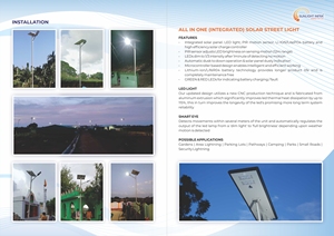 Advanced MPPT Charge Controller IP65 LED <b>Solar</b> Street <b>Battery</b> for Gardens Communities Highways Schools Hospitals Dusk Till Dawn - Product Image 4