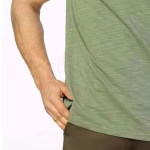 Camiseta de Verano para Hombre, Nuevo Diseño, Manga Corta, Última Moda, Informal, 100% Algodón, Color Personalizado - Product Image 5
