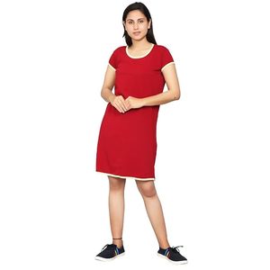 Tunique d'allaitement unie pour femmes enceintes, T-shirt de nuit pour femmes, haut d'allaitement - Product Image 3