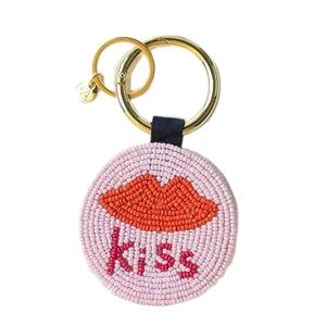 Customizable Seed Beads Beaded <b>Game</b> Day Keychain and keyring or <b>accessories</b> for girls from India - Product Image 5