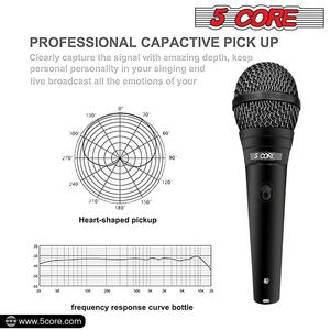Microphone vocal dynamique professionnel pour chanter karaoké néodyme cardioïde unidirectionnel micro portable en acier Grille en métal - Product Image 6