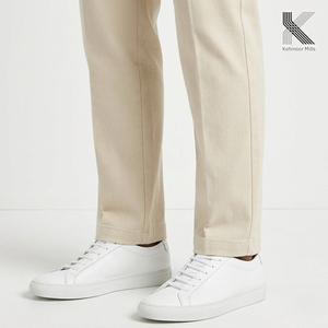 Pantalon chino pour homme en coton lourd et élasthanne, coupe extensible, OEM ODM - Product Image 3