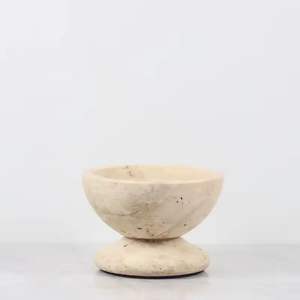 ที่วางธูปหินอ่อนธรรมชาติแบบกำหนดเอง ที่เผาธูปหินอ่อน ของตกแต่งบ้าน ที่วางธูปทรงกลมสำหรับพิธีกรรมทางศาสนา - Product Image 3