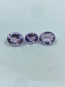 พลอยอเมทิสต์ธรรมชาติทรงรีขนาด 10.54 กะรัต 8x10, 10x12 มม. คุณภาพสูงสำหรับทำเครื่องประดับ - Product Image 5