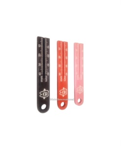 Premium Dental Aluminium Endodontic Ruler and <b>Measuring</b> <b>Gauge</b> High-Precision Dental Orthodontic Millimeter Scale - Product Image 1