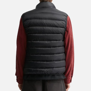 Adult Men's Warm <b>Puffer</b> <b>Vests</b> Lightweight Stand Collar Black Color Outerwear Quilted <b>Puffer</b> <b>Vest</b> Zipper Sleeveless <b>Jacket</b> - Product Image 4