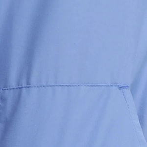 เสื้อสครับสีฟ้าอ่อนแบบยูนิเซ็กซ์ มีกระเป๋า สำหรับใช้ในโรงพยาบาล ผลิตจากผ้าฝ้ายผสมโพลีเอสเตอร์ - Product Image 6