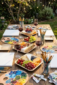Assiettes carrées jetables durables pour la restauration, les buffets et la restauration rapide, lot de 10+7 pouces pour les mariages, les fêtes et les hôtels - Product Image 1