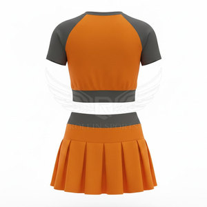 Uniforme de Porristas de Talla Grande de Alta Calidad, Color Sólido, Precio al por Mayor - Product Image 2