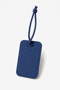 Blue Luggage Tag Rectangular Travel Bag <b>Label</b> Key Chain <b>Suitcase</b> Identifier - Product Image 1