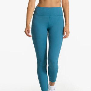 Leggings de yoga tricotés respirants à séchage rapide, éco-responsables, avec taille élastique et logo personnalisé, excellente qualité, prix abordable, offre spéciale - Product Image 1