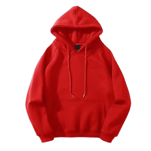 Veste à capuche 100 % coton imprimée sur mesure, fermeture éclair avant en fourrure blanche, coupe décontractée, couleur unie, pour le printemps - Product Image 3