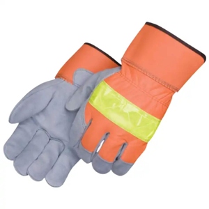 ถุงมือหนังวัวแท้คุณภาพพรีเมียมสำหรับงานก่อสร้าง ถุงมือป้องกันงานหนักสำหรับช่างชาวแคนาดา - Product Image 1