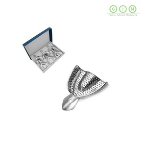 Bandejas de Impresión Dental de la Mejor Calidad, Profesionales, Perforadas, de Acero Inoxidable, Equipo Duradero para Uso Clínico - Product Image 3