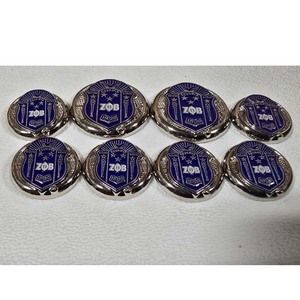 Zeta Phi Beta Custom Metal <b>Buttons</b> Greek Letter Style Sorority Inspired Design Durable Alloy Blazer <b>Buttons</b> Uniform Accessories - Product Image 6