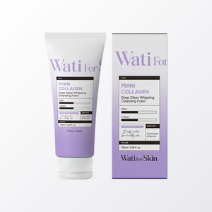 cleanser Watiforskin Whatiforskin Squeaky <b>Clean</b> PDRN Collagen Deep <b>Clean</b> Whipping Cleansing <b>Foam</b> Made in Korea - Product Image 1