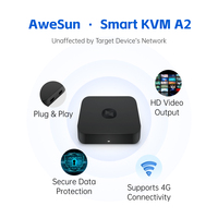 Interruptor KVM inteligente de alta calidad Control remoto sin conexión 1080P 60Hz Monitoreo de computadora USB 2-1 Redes de comunicación