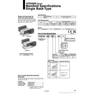 Collecteur pneumatique SMC VV5FS2-30-051-03 pièces pneumatiques - Product Image 2