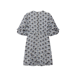 Women Floral Print Midi Dress Long Sleeve Midi Dress - Product Image 4