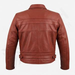 Veste de moto en cuir véritable pour homme de qualité supérieure, nouvelle arrivée, vestes de moto d'hiver, protections amovibles, personnalisables - Product Image 2