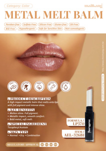 Baume Métallique Scintillant Effet Fondant Haute Intensité – Brillance Métallique Luxe Moderne Sans Parfum Végan Non Testé sur les Animaux 2,5g - Product Image 4