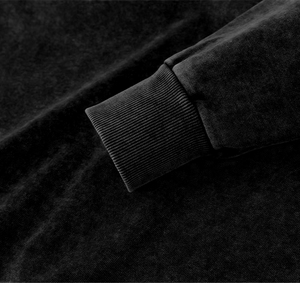 Sweat-shirt oversize professionnel pour femme, col rond, manches longues, délavé à l'acide, style vintage décontracté, avec badge personnalisé sur le devant - Product Image 5