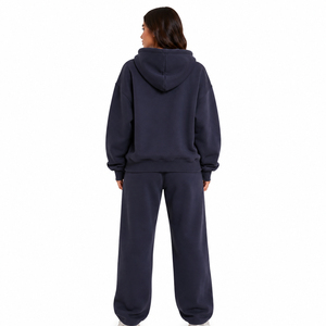 Conjunto Deportivo Slim Fit para Mujer con Chaqueta con Cierre y Pantalones Ajustados para Entrenamiento Físico, Estilo Casual Urbano, Venta al Por Mayor, Personalizable - Product Image 6