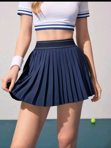 Women Pleated Tennis <b>Skirt</b> Athletic Golf Skort Elastic Waist Sports Short Custom Logo Available In all Colors - Product Image 4