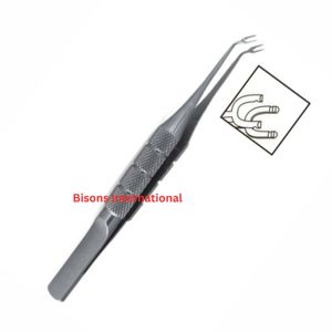 คีมจับยึดแบบมืออาชีพ Hofmann-Polack สำหรับการผ่าตัดจุลศัลยกรรมตา ยี่ห้อ BISONS ผลิตจากสแตนเลสสตีล ใช้ซ้ำได้ - Product Image 3